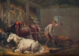 Hester i en stall, 1791
