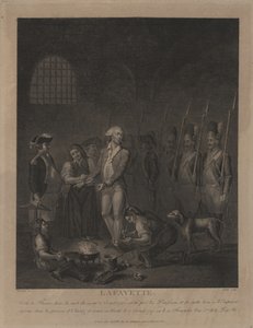 Lafayette i fengselet i Olomouc av George Morland