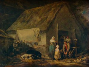 Morgen, Higglers forbereder seg til markedet, 1791 av George Morland