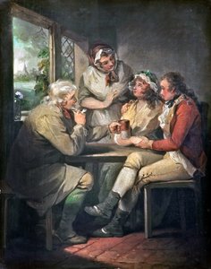 Soldatens tilbakekomst, ca. 1790 (olje på lerret)
