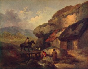 Den reisende, c1795 av George Morland