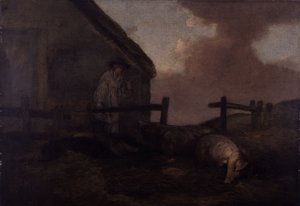 Svinegjeter av George Morland