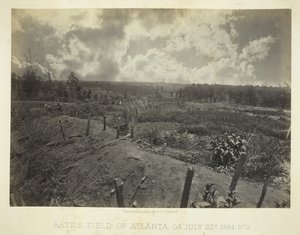 Battle Field of Atlanta, GA, nr. 2, 22. juli 1864. av George N. Barnard
