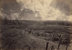 Slagmarken ved Atlanta, Georgia, 22. juli 1864. Nr. 2 av George N. Barnard