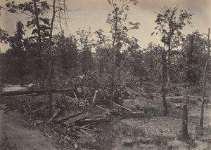 Battle Field of Atlanta, Georgia, 22. juli 1864 nr. 1, 1860-årene. av George N. Barnard
