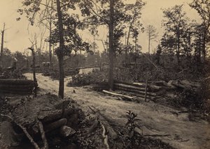 Slagmark ved New Hope Church, Georgia, nr. 1 av George N. Barnard
