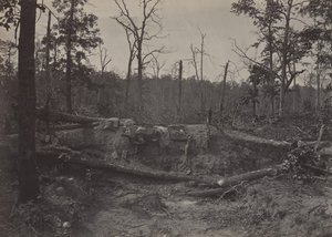Battle Field of New Hope Church, Georgia nr. 2, 1860-tallet. av George N. Barnard