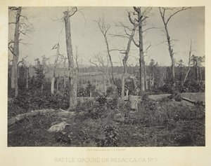 Battle Ground of Resacca, GA, nr. 3, 1866. av George N. Barnard