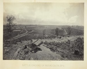 Battle Ground of Resacca, GA, nr. 4, 1866. av George N. Barnard