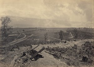 Slagmarken ved Resaca, Georgia, nr. 4 av George N. Barnard