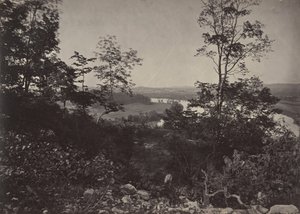 Chattanooga Valley fra Lookout Mountain, 1860-tallet. av George N. Barnard