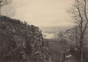 Chattanooga Valley fra Lookout Mountain nr. 2, 1860-tallet. av George N. Barnard