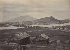 Chattanooga fra nord, 1860-årene. av George N. Barnard