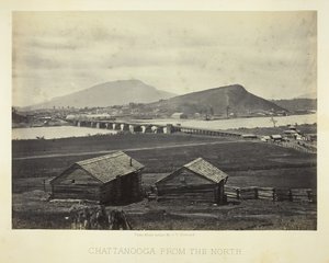 Chattanooga fra nord, 1864. av George N. Barnard