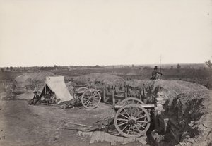 Tidligere konfødererte befestninger foran Atlanta av George N. Barnard