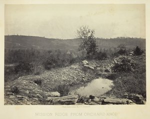 Mission Ridge fra Orchard Knob, 186466. av George N. Barnard