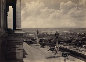 Nashville sett fra Capitol av George N. Barnard