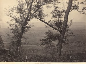 Orchard Knob fra Mission Ridge av George N. Barnard