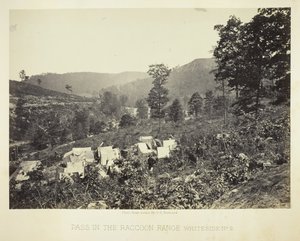 Pass i Raccoon Range, Whiteside nr. 2, 1864. av George N. Barnard
