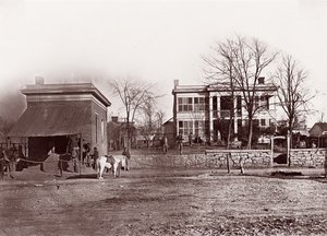 Provost Marshals hovedkvarter, Chattanooga, ca. 1864. av George N. Barnard