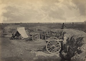 Konfødererte befestninger foran Atlanta, Georgia, nr. 4 av George N. Barnard