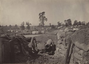 Rebel Works foran Atlanta, Georgia nr. 3, 1860-tallet. av George N. Barnard