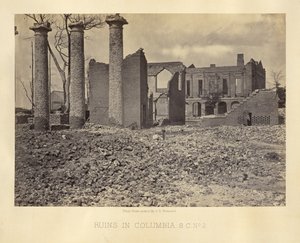 Ruiner i Columbia, Sør-Carolina, nr. 2 av George N. Barnard