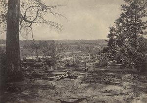 Battle Field of Peach Tree Creek, Georgia, 1860-tallet. av George N. Barnard