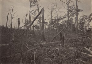 The Hell Hole New Hope Church, Georgia, 1860-tallet. av George N. Barnard