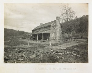 John Ross-huset, Ringgold, Georgia av George N. Barnard