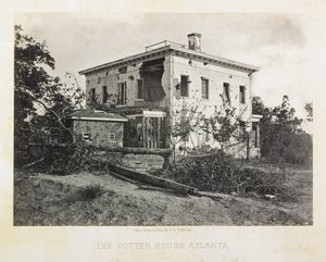 Potter-huset, Atlanta av George N. Barnard