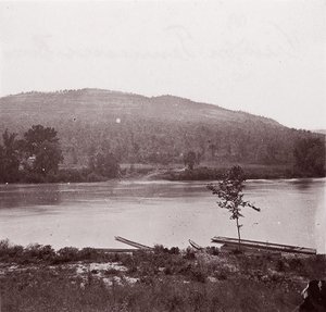 Utsikt over Tennessee River, ca. 1864. av George N. Barnard
