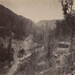 Whiteside Valley nedenfor broen av George N. Barnard