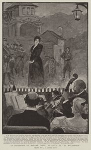 Et inntrykk av Madame Calve, som Anita, i La Navarraise av George Percy Jacomb Hood