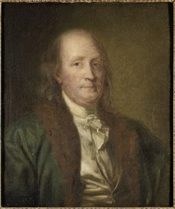 Fransk: Benjamin Franklin (1706–1790) Benjamin Franklin (1706–1790) av George Peter Alexander Healy