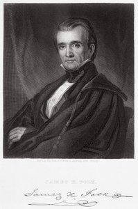James Knox Polk, gravert av Henry Bryan Hall (1808-84) av George Peter Alexander Healy