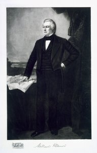 Millard Fillmore, 13. president i USA, pub. 1901 (fotogravyr) av George Peter Alexander Healy