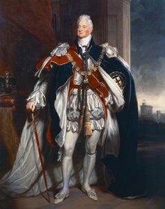 Portrett av kong William IV, kopi etter Sir Martin Archer Shee av George Peter Alexander Healy