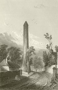 The Round Tower of Clondalkin, Dublin, Irland