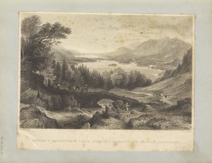 Derwent & Bassenthwaite Lakes, - Keswick & Skiddaw in the Distance, Cumberland.
