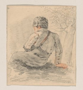 Sittende gutt, sett bakfra av George Pieter Westenberg