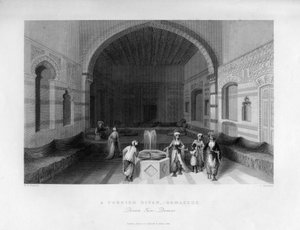 En tyrkisk divan, Damaskus, Syria, 1841.