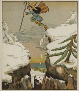 Illustrasjon for Rumpelstiltskin av Brødrene Grimm