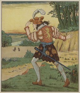 Illustrasjon for Rumpelstiltskin av Brødrene Grimm