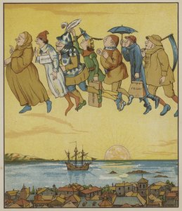 Illustrasjon for Rumpelstiltskin av Brødrene Grimm