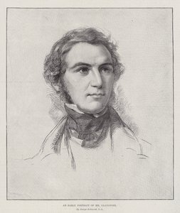 Et tidlig portrett av Mr Gladstone av George Richmond