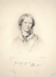 Charlotte Brontë, gravert av Walker & Boutall av George Richmond