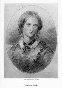 Charlotte Bronte , engelsk forfatter, 1850. av George Richmond