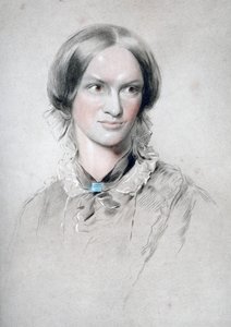 Charlotte Bronte , engelsk forfatter, 1850. av George Richmond