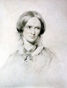 Charlotte Bronte , engelsk forfatter, 1850 av George Richmond